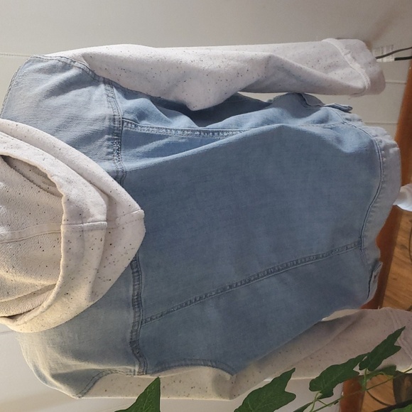 Women's Mudd Jean Sweater Jacket - Picture 7 of 12